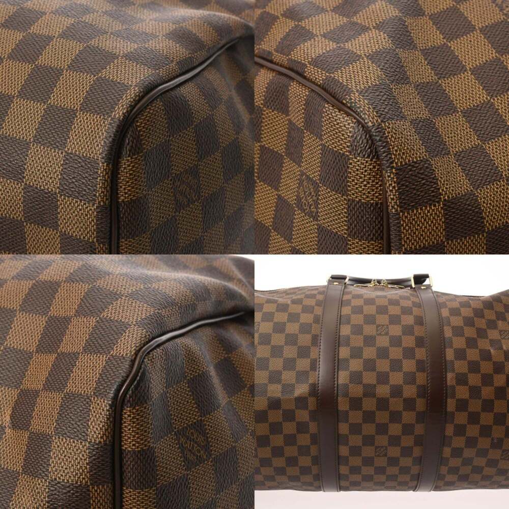 LOUIS VUITTON Authentic Brown Damier Canvas Boston Bag - Picture 8 of 11